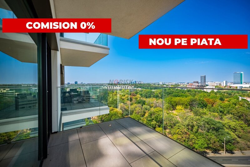 Barbu Vacarescu, nou, apartament 2 camere ONE, mobilat, utilat + loc parcare, comision 0%,