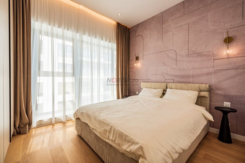 Barbu Vacarescu, nou, apartament 2 camere ONE, mobilat, utilat + loc parcare, comision 0%,